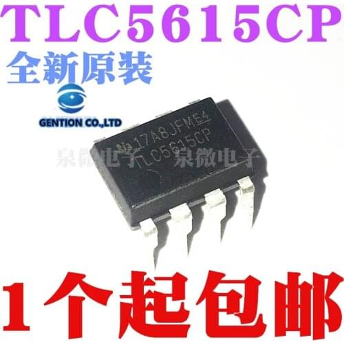 5PCS TLC5615CP TLC5615 DIP8 in stock 100% new and original