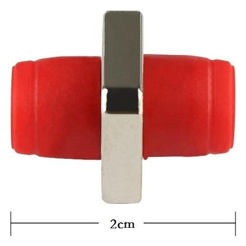 50pcs/lot Good Quality Single Mode FC Square Flange Optical Fiber FC to FC UPC Coupler