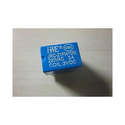 50pcs Miniature PCB Relay JRC-21F 4100 DC 12V 6 Pins