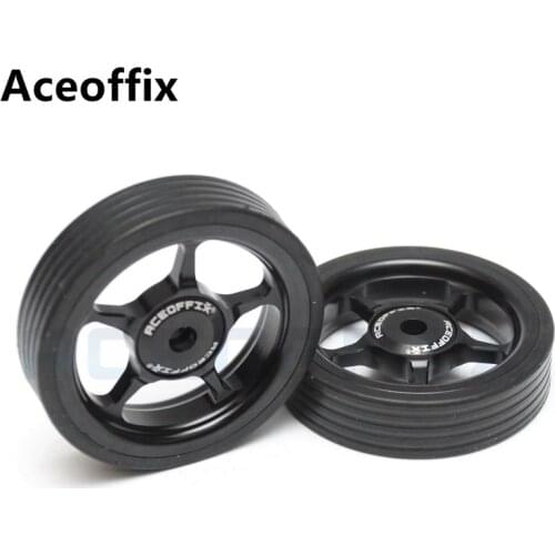 Aceoffix wheels for Brompton aluminum alloy perine five-pointed star wide body easywheel accessories