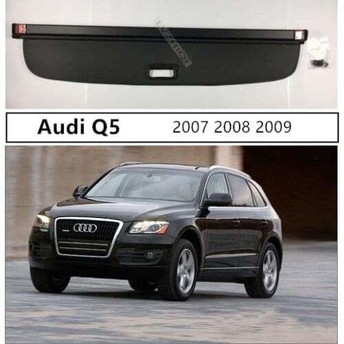 Rear Trunk Cargo Cover For Audi Q5 2007 2008 2009 High Qualit Car Security Shield Accessories Black Beige