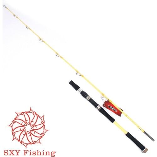 FREE SHIPPING OSCB1.4M-1.6M lure rod carbon fibre rod Fishing force10kg Boat rod Ice fishing rod raft rod telescopic fishing ro