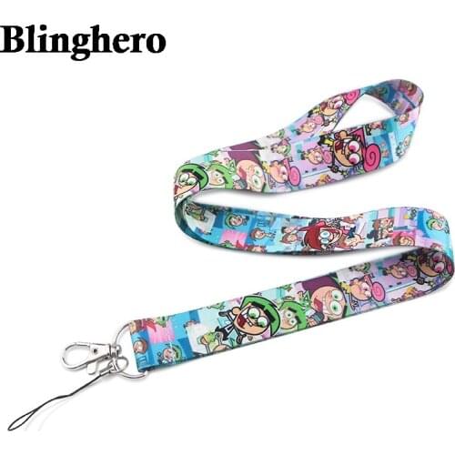 CA1061 Lanyard Cute Cartoon Keychain Lanyards Neck Straps Lanyard for Key ID Card Pass Gym USB Phone Lanyard DIY Hanging Rope