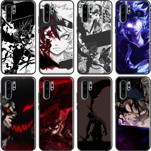 Asta Black Clover Anime Case For Huawei P30 Pro P20 P40 Mate 10 20 Lite Nova 5T P Smart Z 2019 Honor 8X 9X 8A 10i
