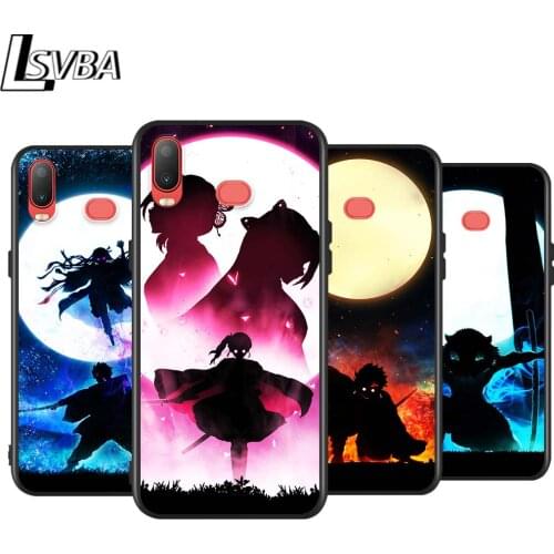 Demon Slayer Cool for Samsung Galaxy A9 A8 Star A750 A7 A6 A5 A3 Plus 2018 2017 2016 Black Phone Case Soft Cover