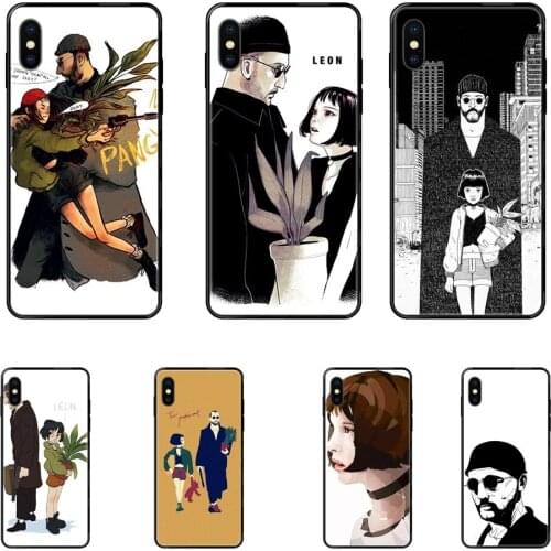 Black Soft Cool Best Cover Case Popular Fashion Leon The Professional Mathilda Lover For Xiaomi Mi Note A1 A2 A3 5 5s 6 8 9 10