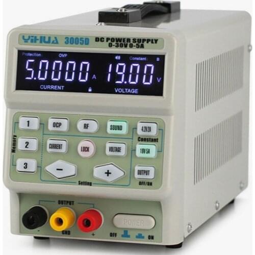 YIHUA 3005D 30V 5A DC Power Supply Digital Program-controlled Switching Power Supply for Phone Repair
