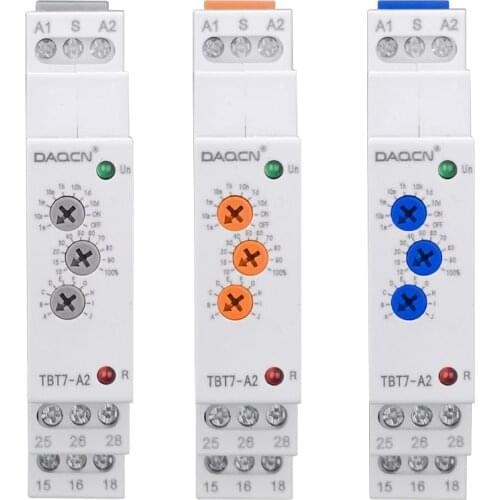 2021 Excellent multi-function time relay 220V din rail 12V time relay electronic timer 10 group of time set range 0.1s-10 days