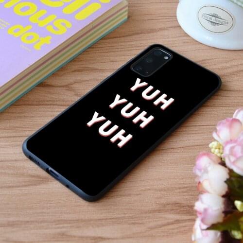 For Samsung Yuh Yuh Yuh Print Soft Silicone Matt Case TPU Cover Galaxy S Note M and Galaxy A