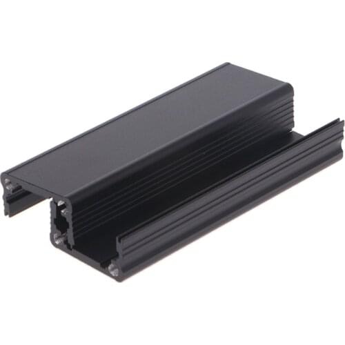 New DIY Extruded Electronic Project Aluminum Enclosure Case Black 80x25x25mm