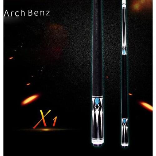 Original Arch Benz X1 Billiard Pool Cue 13mm Tip 149cm Length Professional Maple Shaft Billiards Stick with Excellent Gifts
