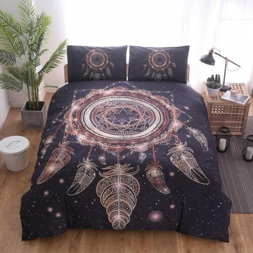 Duvet Cover 3D constellation Custom wind chime with exotic style Bedding Sets King Queen full Twin Size 2/3pcs PillowCase