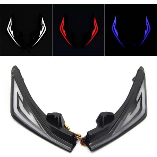 Applicable To Yamaha Nvx155 Aerox155 Decorative Light Turn Signal Eyeline Headlight Driving Steering Integrated motorcycle led