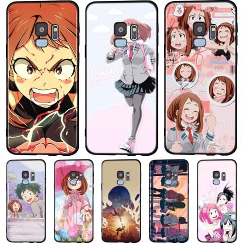 Uraraka my Hero Academia Silicone Case For Samsung Galaxy A9 A8 A7 A6 A6S A8S Plus A5 A3 Star 2018 2017 2016 Phone Case