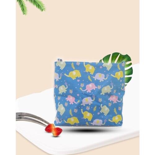 Cotton and Linen Drawstring Top Foldable Quilt Bag Moisture-Proof Washable Drawstring Quilt Clothes Storage Box