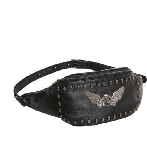 Yesetn Bag 062019 rivet chest packagesmall chest pocket bag waist bag purse