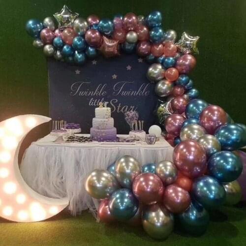 Wedding decoration metallic balloons, Home & garden colorful decor party supplies chrome ballons 1000pcs/lot wholesale