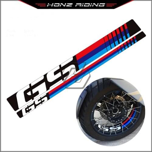 For BMW R1200GS Adventure 2006-2018 R1250GS Adv 2019 Rim Decoration Motorcycle Wheel Reflective Decal