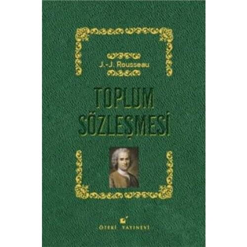 Toplum Contract Jean-Jacques Rousseau Other Publishing House Philosophy Sequence (TURKISH)