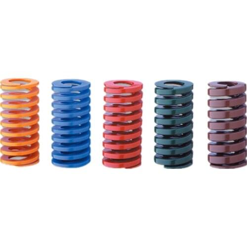 DuoWeiSi 3D Printer Parts 100pcs/lot M8*20 Mold spring 5 colors 65MN material Outer Diameter 8mm Length 20mm D8 spring