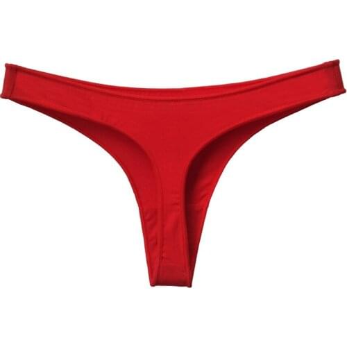 Womens Underwear Cotton Panties Low Waist Sexy Sports Thong Seamless Panties for Women High Large Size Sexy Female Thong