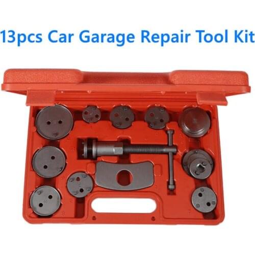 13 Pcs/Set Auto Car Brake Disc Caliper Wind Back Tool Kit Precision Brake Piston Pump Pad Repair Tools Adapter Dropshipping HWC