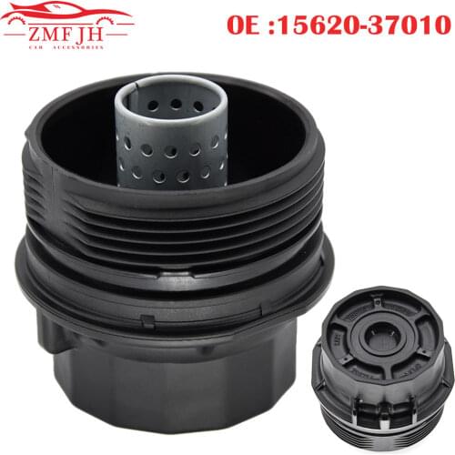 1562037010 15620-37010 Black Oil Filter Cover Cap Trim For Toyota For Corolla Oil Filter Housing Cover Assembly Fit For Lexus