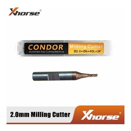 2.0mm Milling Cutter for IKEYCUTTER CONDOR XC-MINI/XC-007/XC-002 Key Cutting Machine