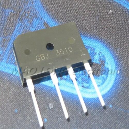5PCS/LOT GBJ3510 DIP-4 35A/1000V Rectifier Bridge/Bridge