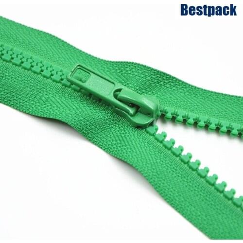 5pcs zipper 5# Meetee Open end zipper 40cm/60cm/70cm Resin Zipper for DIY Sewing Garments Long coat Down Jacket Long Zippers