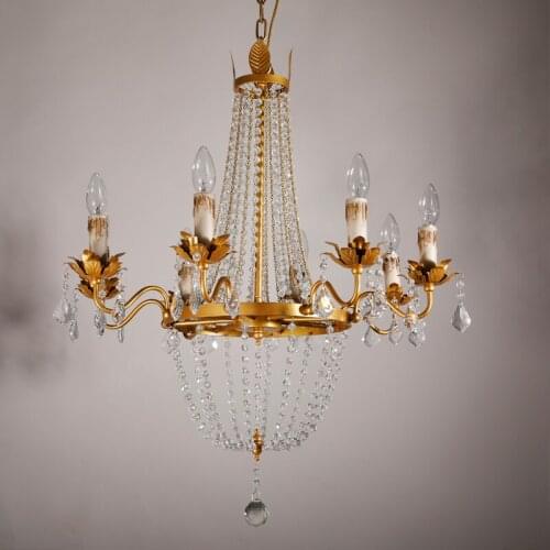 American light luxury modern minimalist wrought iron personality creative living room dining room lighting bedroom villa hotel