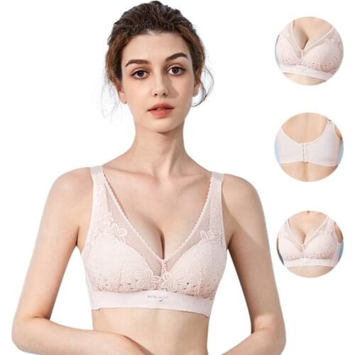 Pregnancy And Maternity Thin Cups Breastfeeding Bra Lace Type No Steel Ring Nursing Bras Underwear Organic Cotton Woman Clothes
