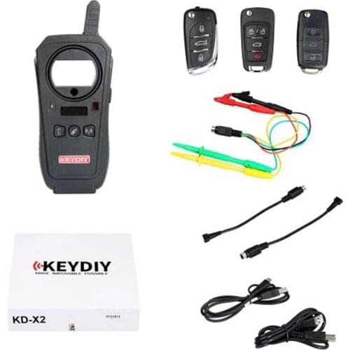 Remote Maker KEYDIY KD-X2 Unlocker and Generator-Transponder Cloning Device with 96bit 48 Transponder Copy Function No Tokens