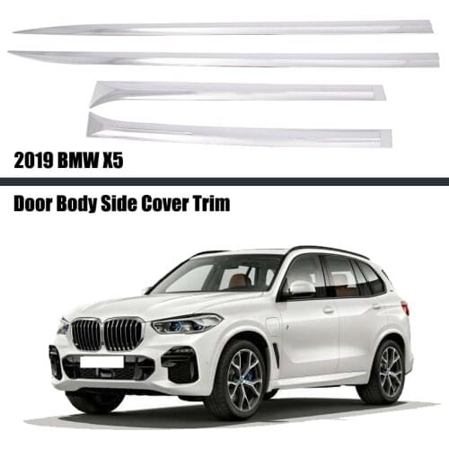For BMW X5 2019 2020 2021 ABS Chrome Plastic Side Molding Cover Trim Door Body Kits Trim Car Styling Accessories