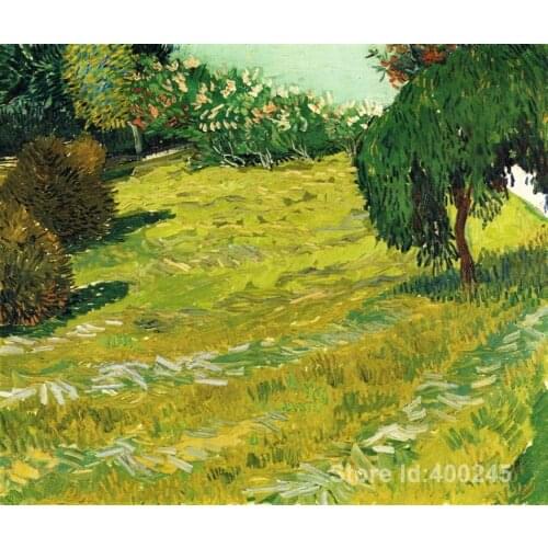Paintings by Vincent Van Gogh Garden with Weeping Willow wall art Hand painted High quality