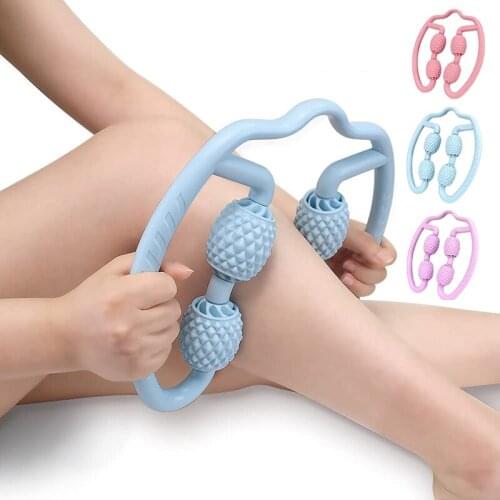 Yoga Training Roller Ring Clamp Leg Trigger Point Massage for Arm Neck Muscle Tissue Weight Loss Artifact Beauty Leg Equipmen