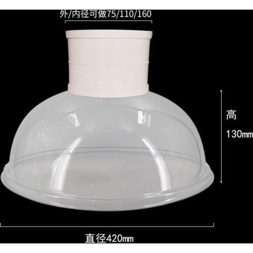 Round Hood Moxibustion Smoke Extractor Suction Hood Plastic/Stainless Steel Smoking Suction Hood Universal Dust Collection Hood