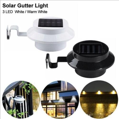 LED Solar Power Light Wall Lamp Waterproof Outdoor Solar 3 LED Garden Light Emergency Energy Saving Outdoor Garden Yard Lamps