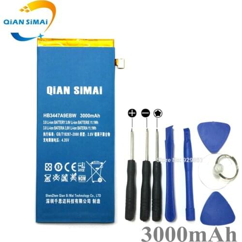 New 3000mAh HB3447A9EBW Battery & Repair Tools Replacement For Huawei Ascend P8 Phone Free Shipping