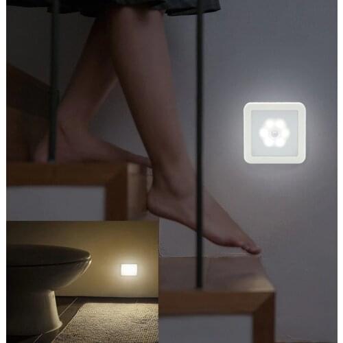 PIR Body sensor Night Lamp battery Operated led Motion Sensor night light for Pathway WC Wall Lamp luminarias toilet nachtlampje