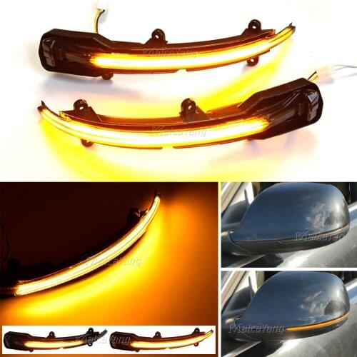Turn Signal Side Mirror Light Blinker For Audi Q5 SQ5 8R Q7 4L LED Dynamic Sequential Indicator 2010 2011 2012 2013 2016