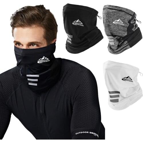 UV Protection Ice Silk Face Cover Neck Tube Outdoor Sports Headwear Bandana Scarf Breathable Hiking Scarf Neck Gaiter