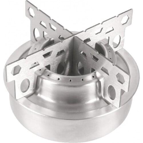 Outdoor alcohol stainless steel alcohol stove stove camping cross burner cooker fishing stove with bracket
