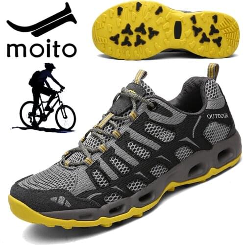 Cycling shoes women Beach bike Sneakers couple Casual Road Bicycle shoes sapatilha ciclismo Breathable MTB shoes Men hiking shoe
