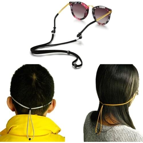 1pcs Adjustable Sunglasses Neck Strap Cord Eyeglass Glasses Lanyard String Holder Sports Glasses Hanging Rope Chain For Children