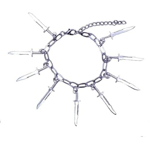 15 Styles Anklet Weapon OM Horus Peace Signs Jesus Fish Foot Jewelry Stainless Steel Ankle Chains Unique Sexy Women AZ001-015