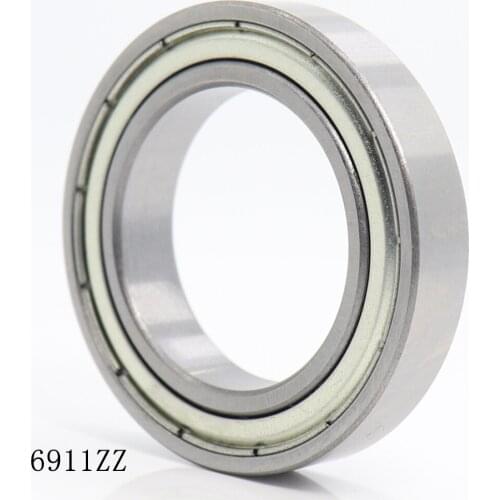 6911ZZ ABEC-1 (5PCS) 55x80x13 Metric Thin Section Bearings 61911Z 6911ZZ