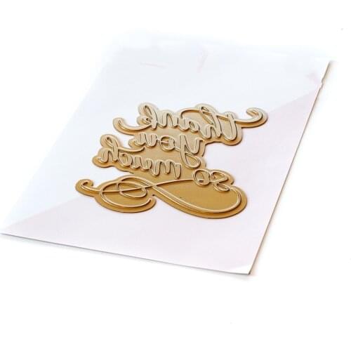 Alphabet Metal Pieces Cutting Dies Scrapbook Dariy Decoration Stencil Embossing Template DIY Greeting Card Handmade