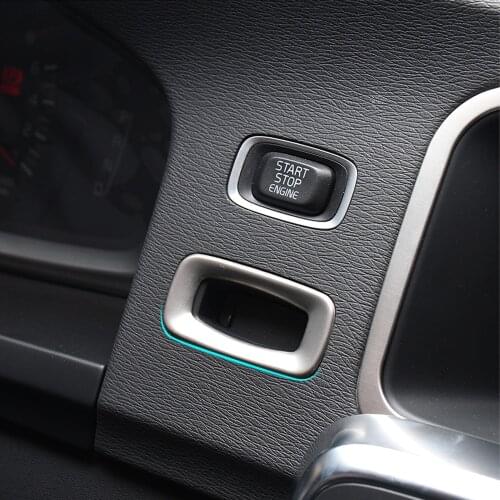 Car-Styling For VOLVO XC60 V60 S60 S60L V40 V40CC 2012-2016 Stainless Steel Ignition Coil Sequins Stickers Accessories