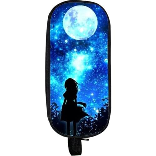 Galaxy Universe Cosmetic Cases Children Pencil box Cartoon Pen box Boys Girls Students School Case Stationery Bag